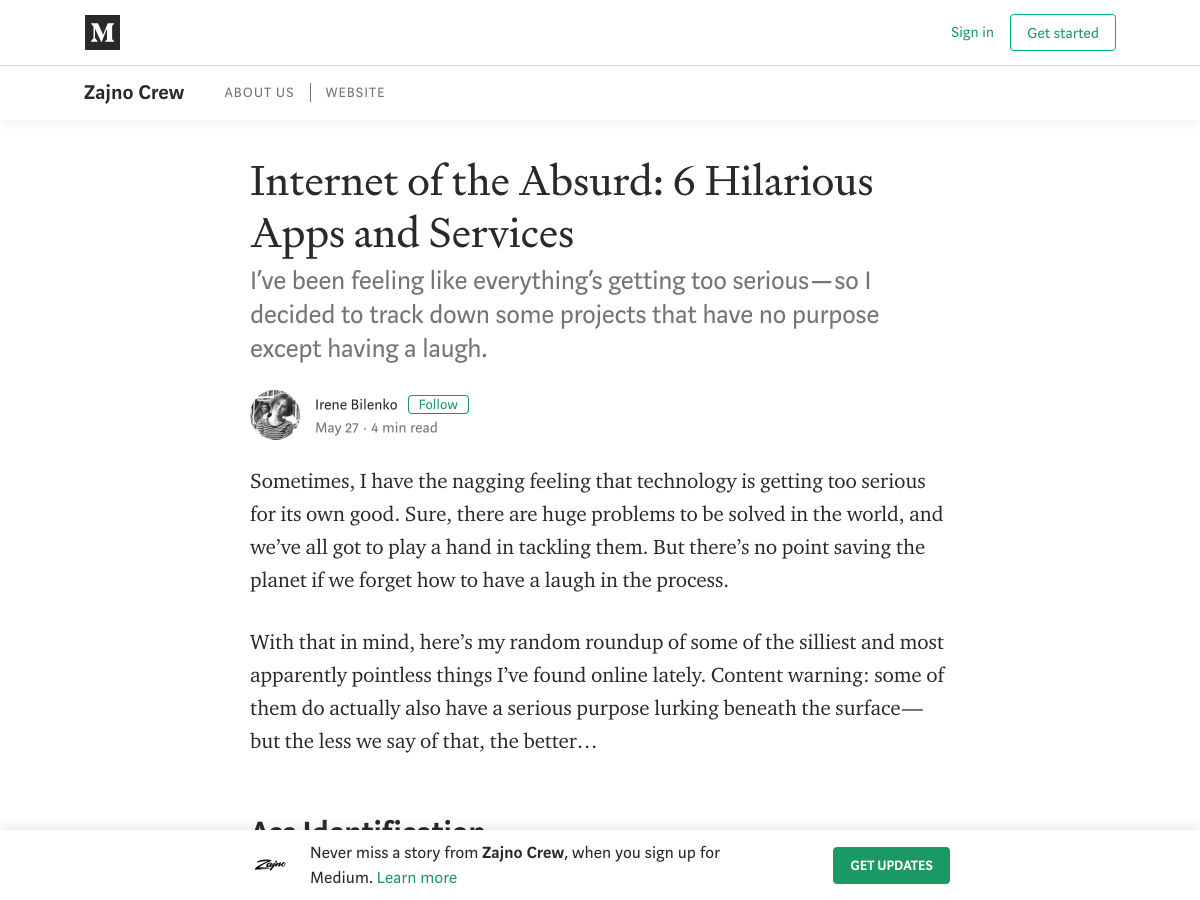 Popular design news of the week: May 27, 2019 - June 2, 2019 absurd