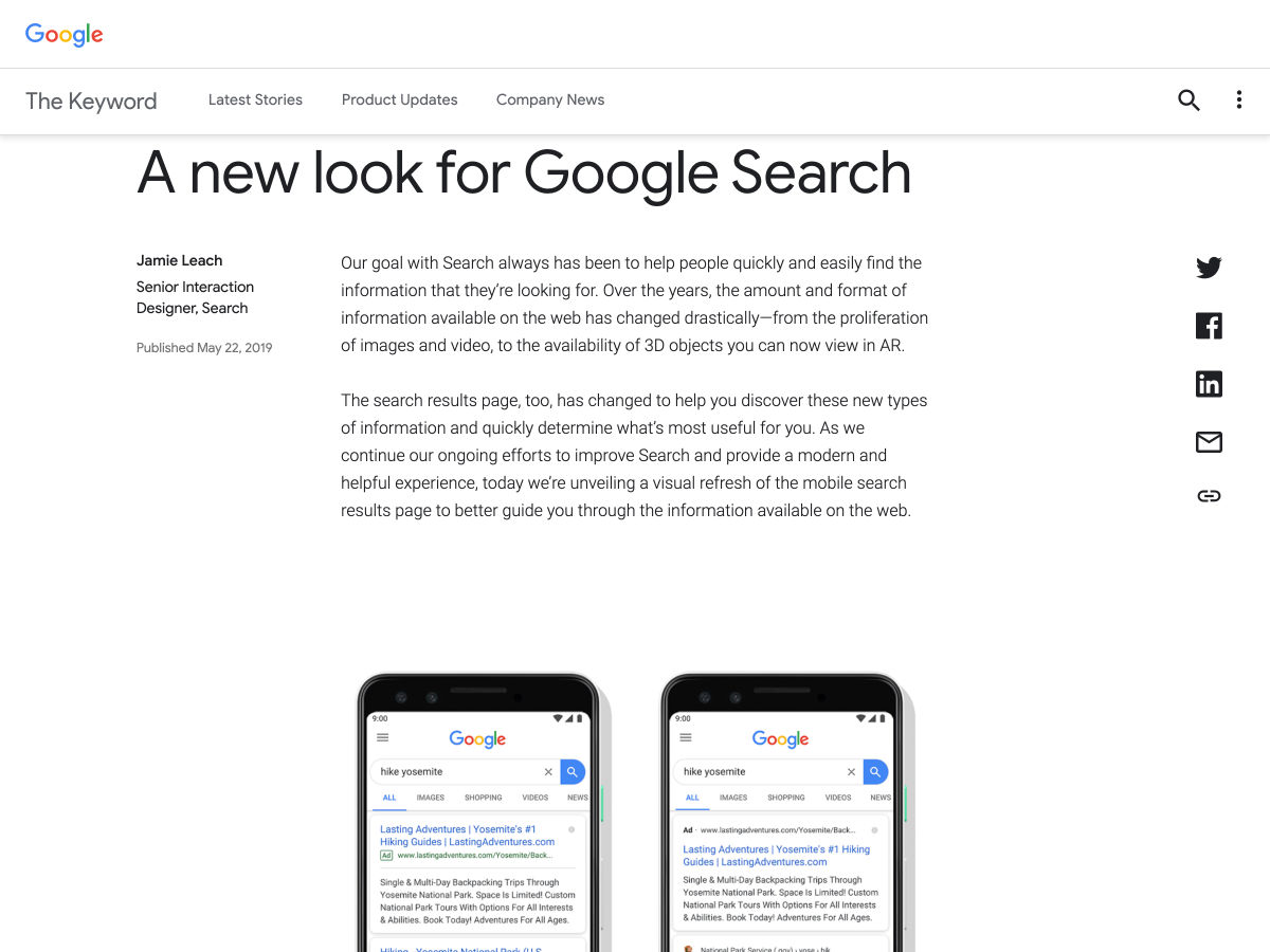 Popular design news of the week: May 20, 2019 - May 26, 2019 google 6