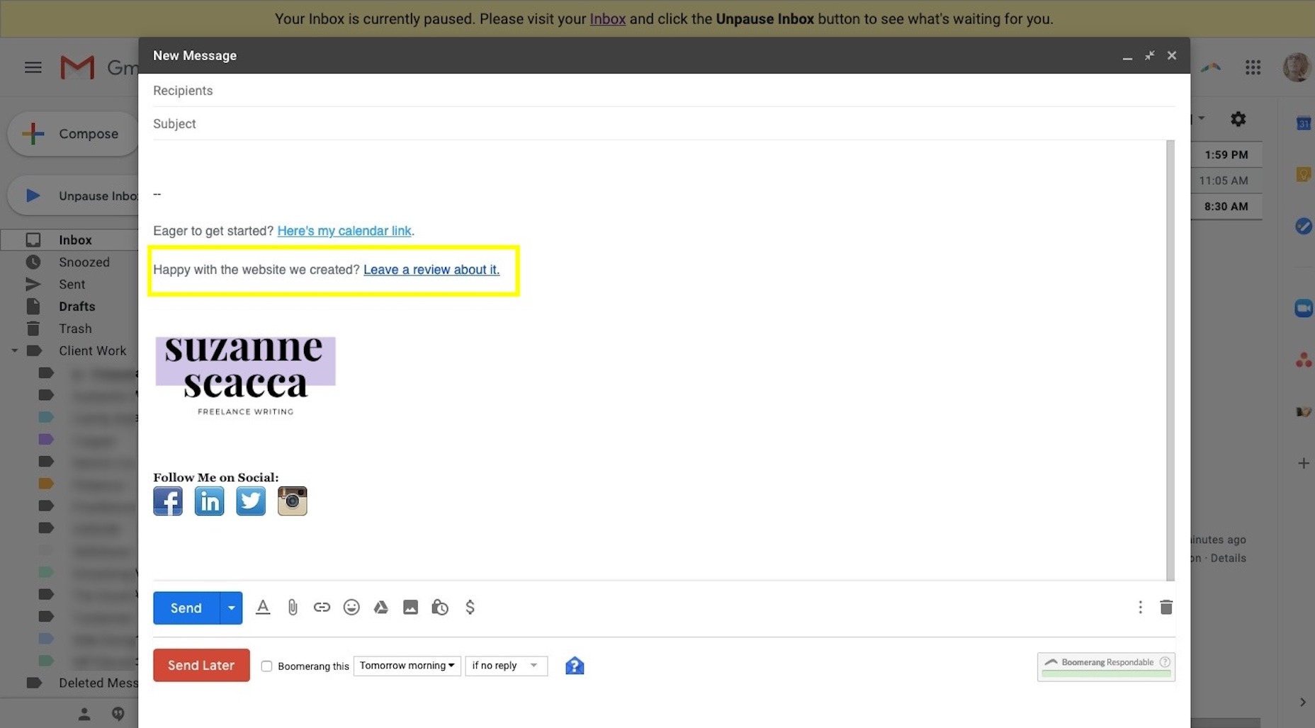 It’s Time to Talk About Testimonials Email Signature