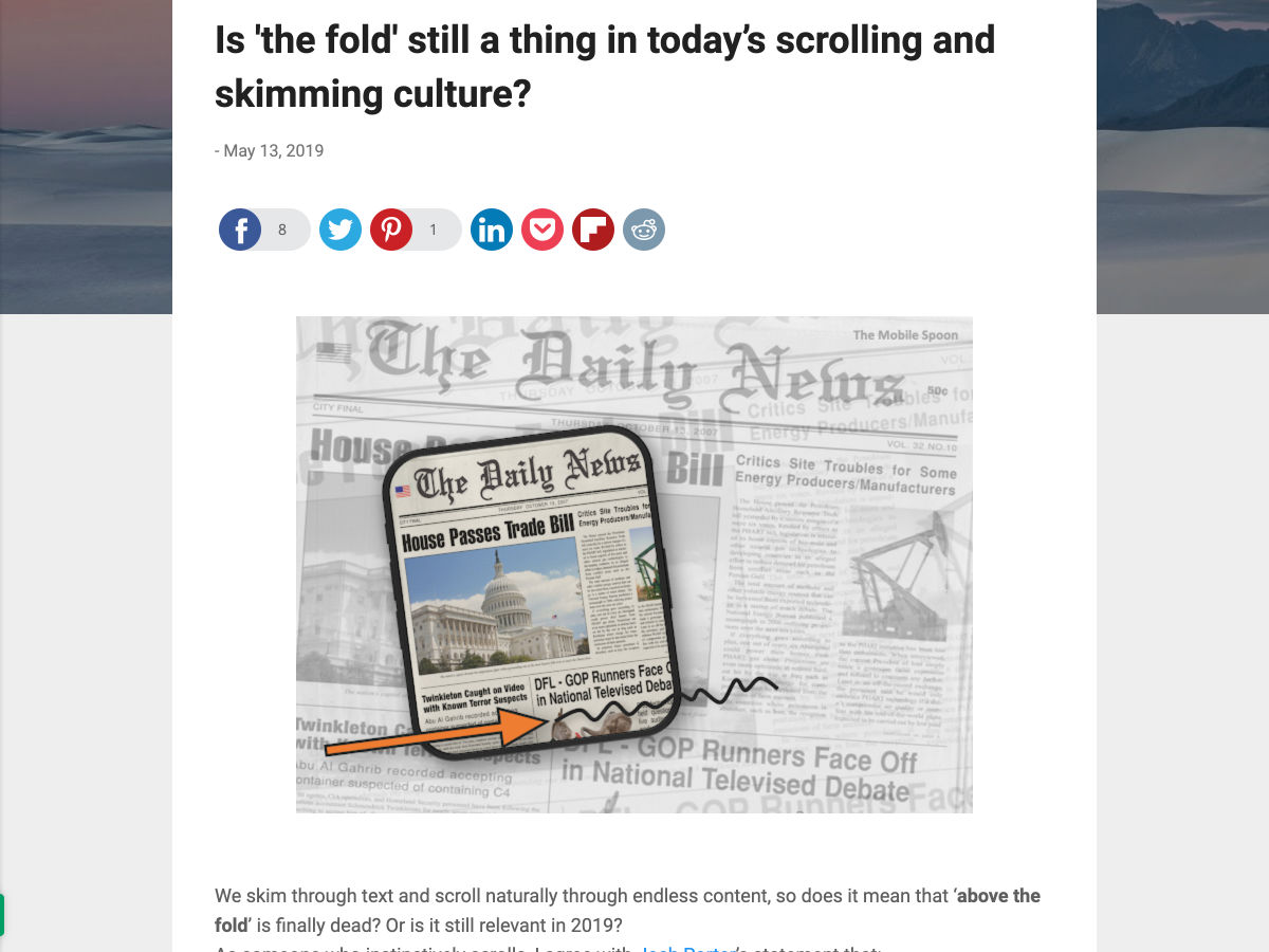 Popular design news of the week: May 13, 2019 - May 19, 2019 thefold