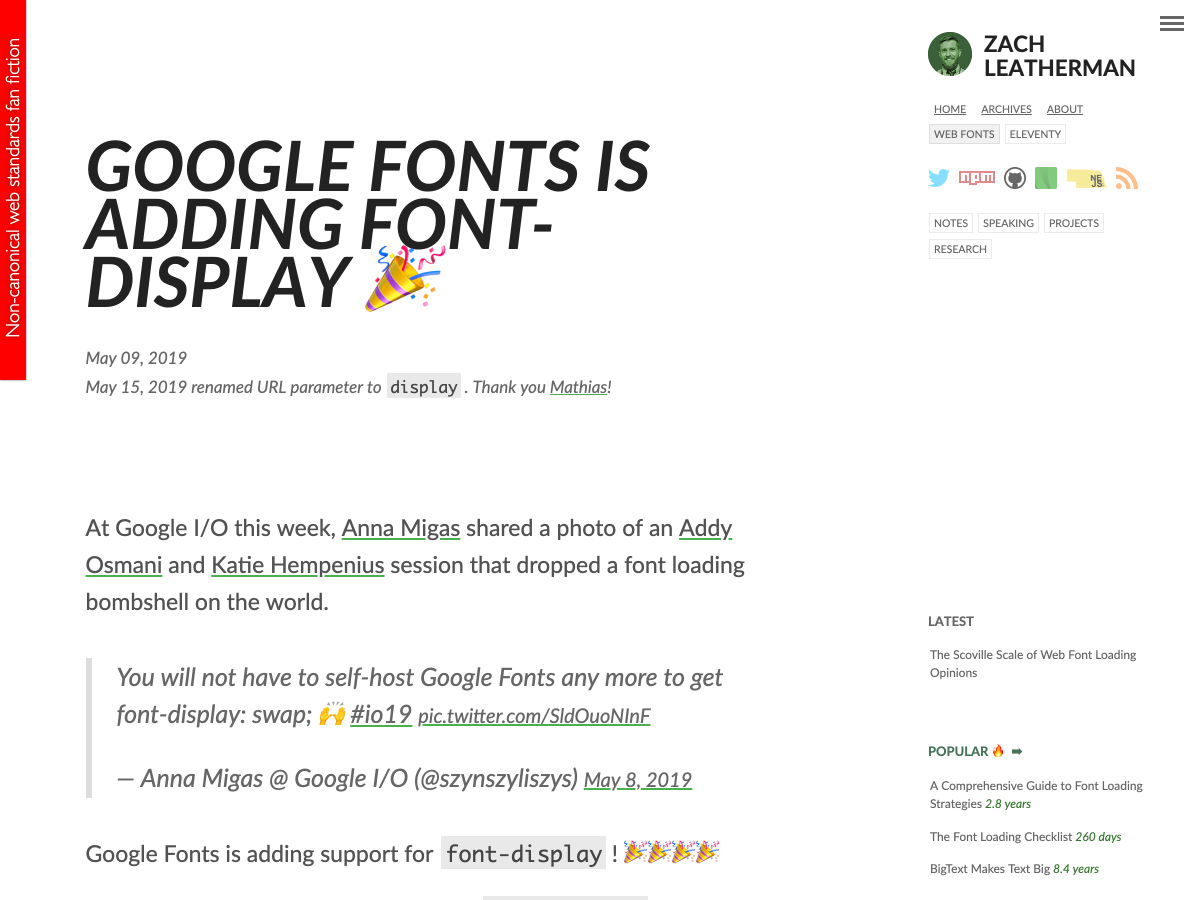 Popular design news of the week: May 13, 2019 - May 19, 2019 googlefonts 2