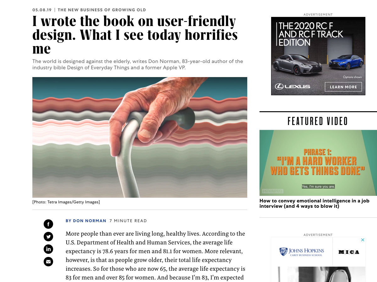 Popular design news of the week: May 13, 2019 - May 19, 2019 horrifies