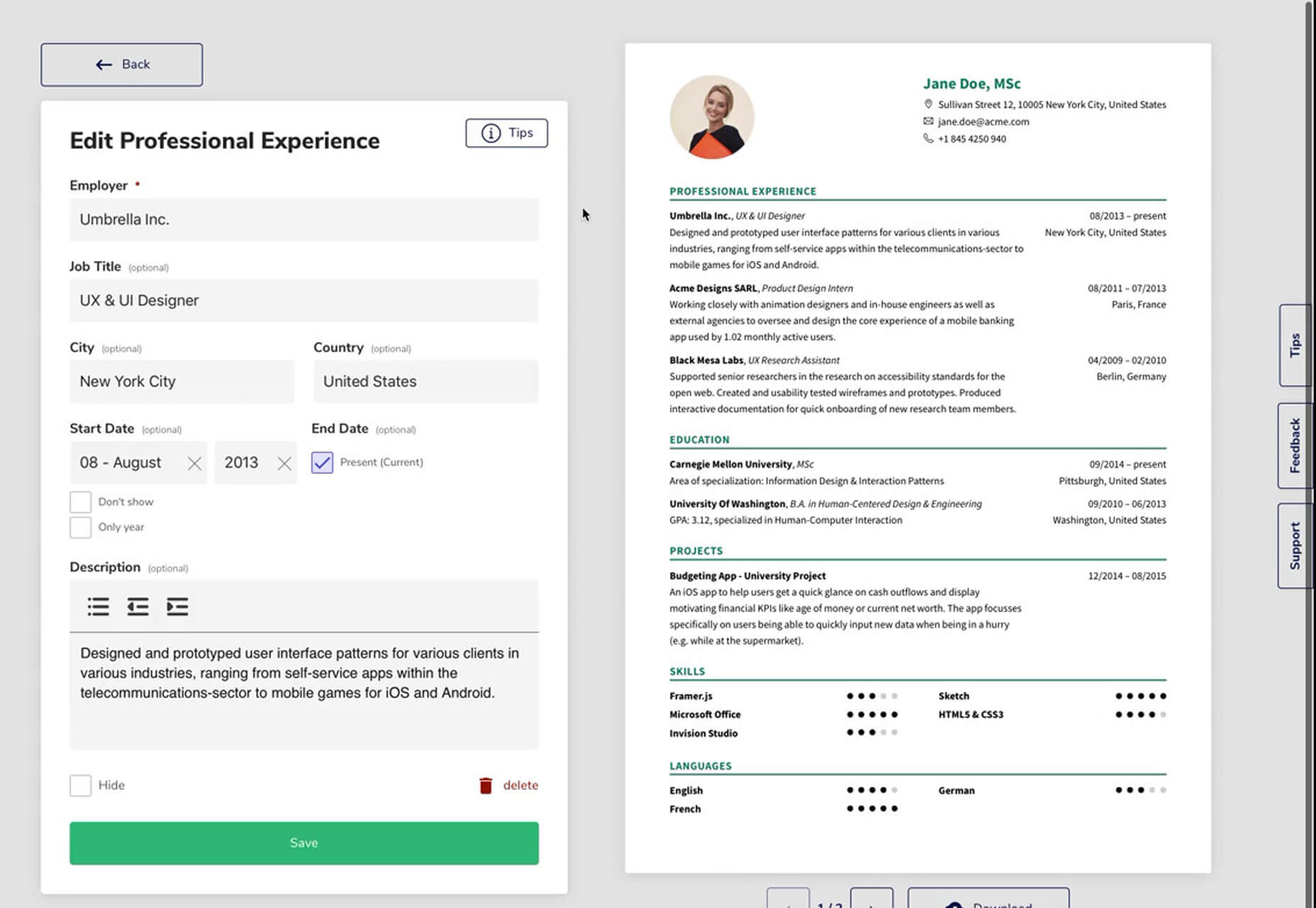 What’s New For Designers, May 2019 flowcv