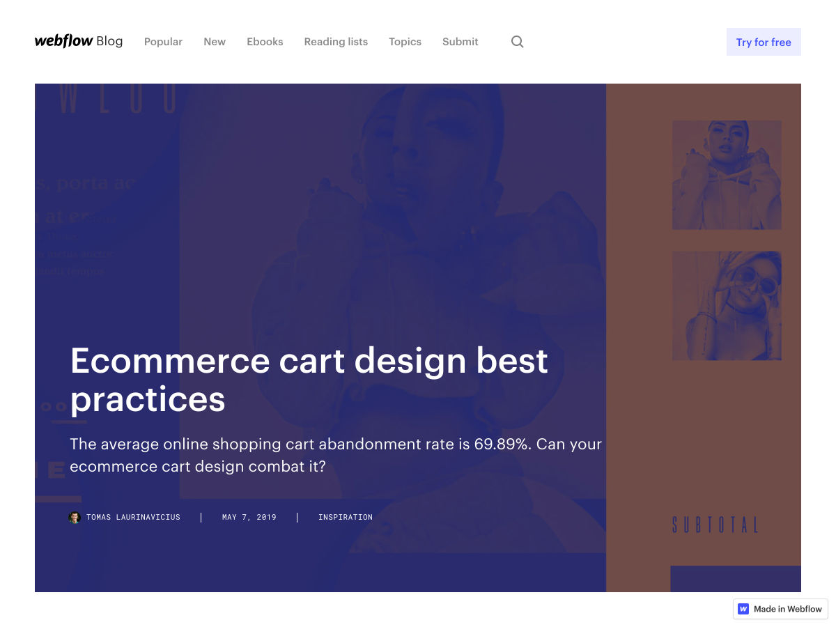 Popular design news of the week: May 6, 2019 - May 12, 2019 cartdesign