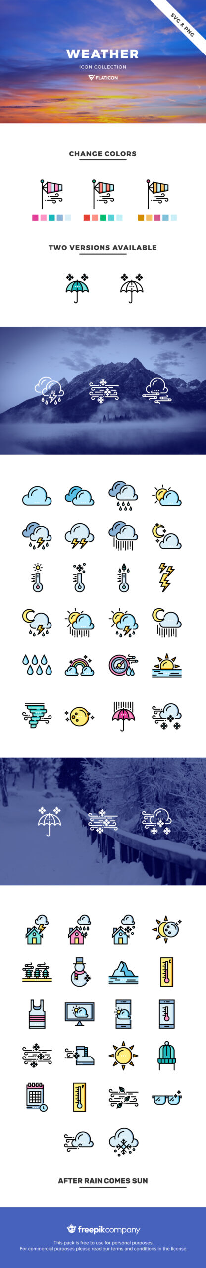 Free Download: Weather Icons weather
