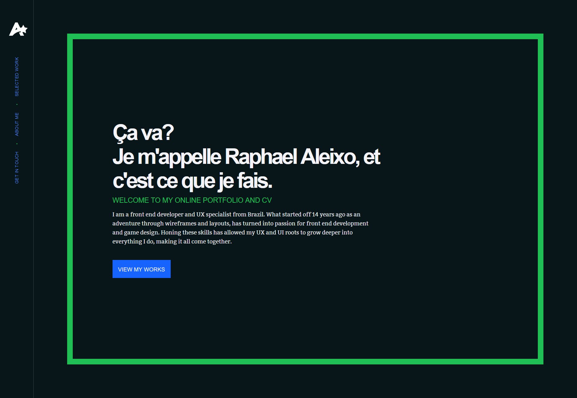 20 Best New Portfolios, May 2019 02-aleixo