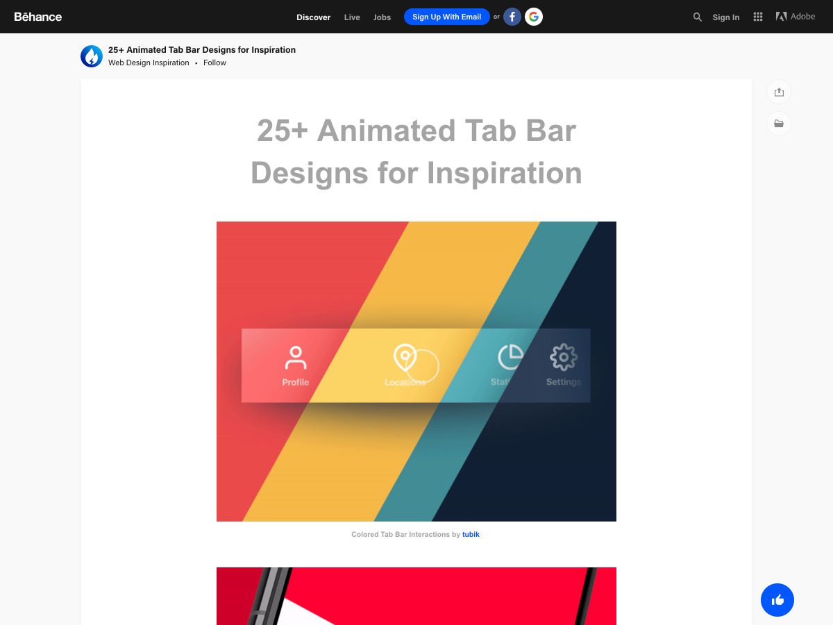 Popular design news of the week: April 29, 2019 - May 5, 2019 tabbar