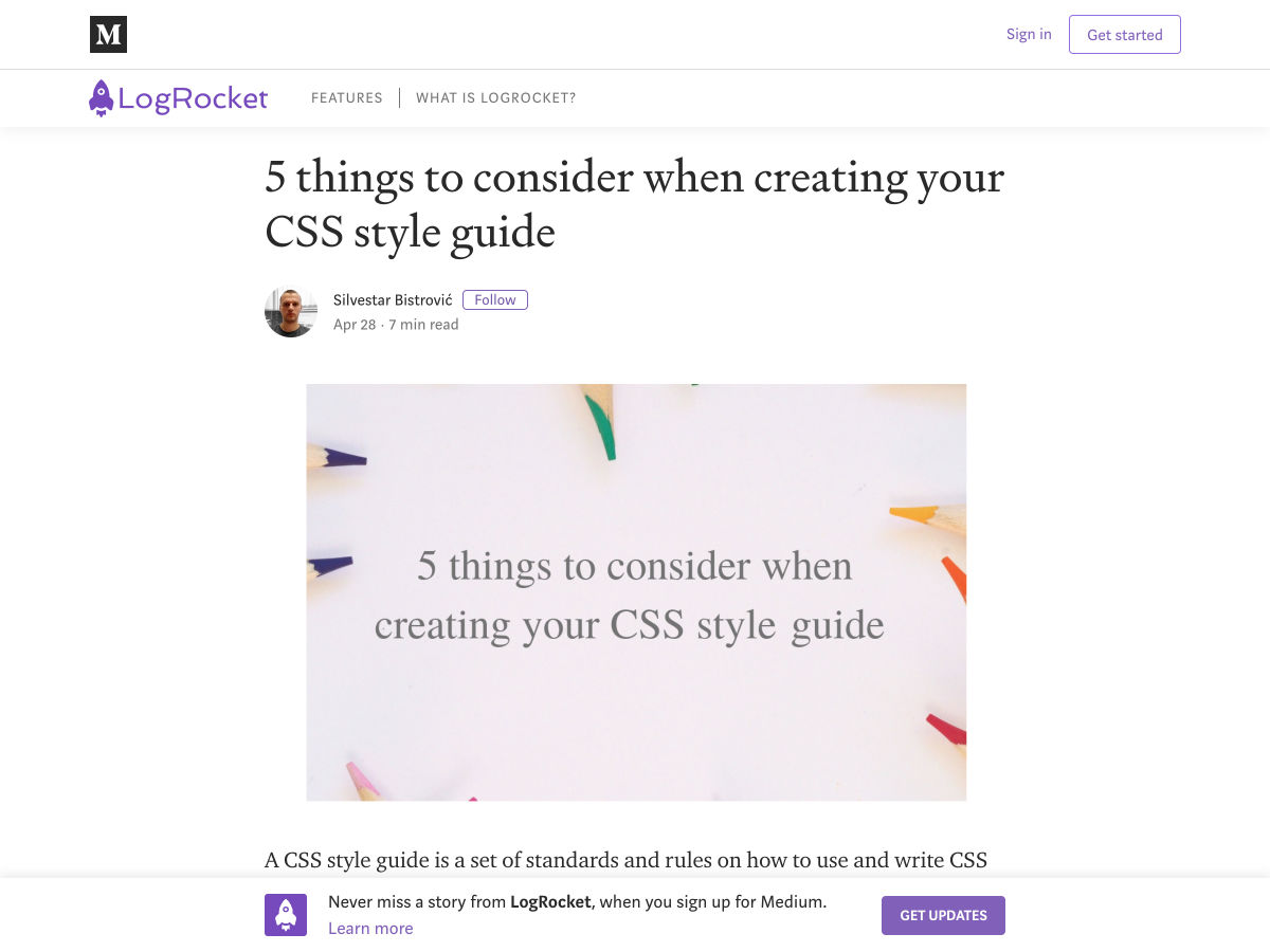 Popular design news of the week: April 29, 2019 - May 5, 2019 cssstyleguide