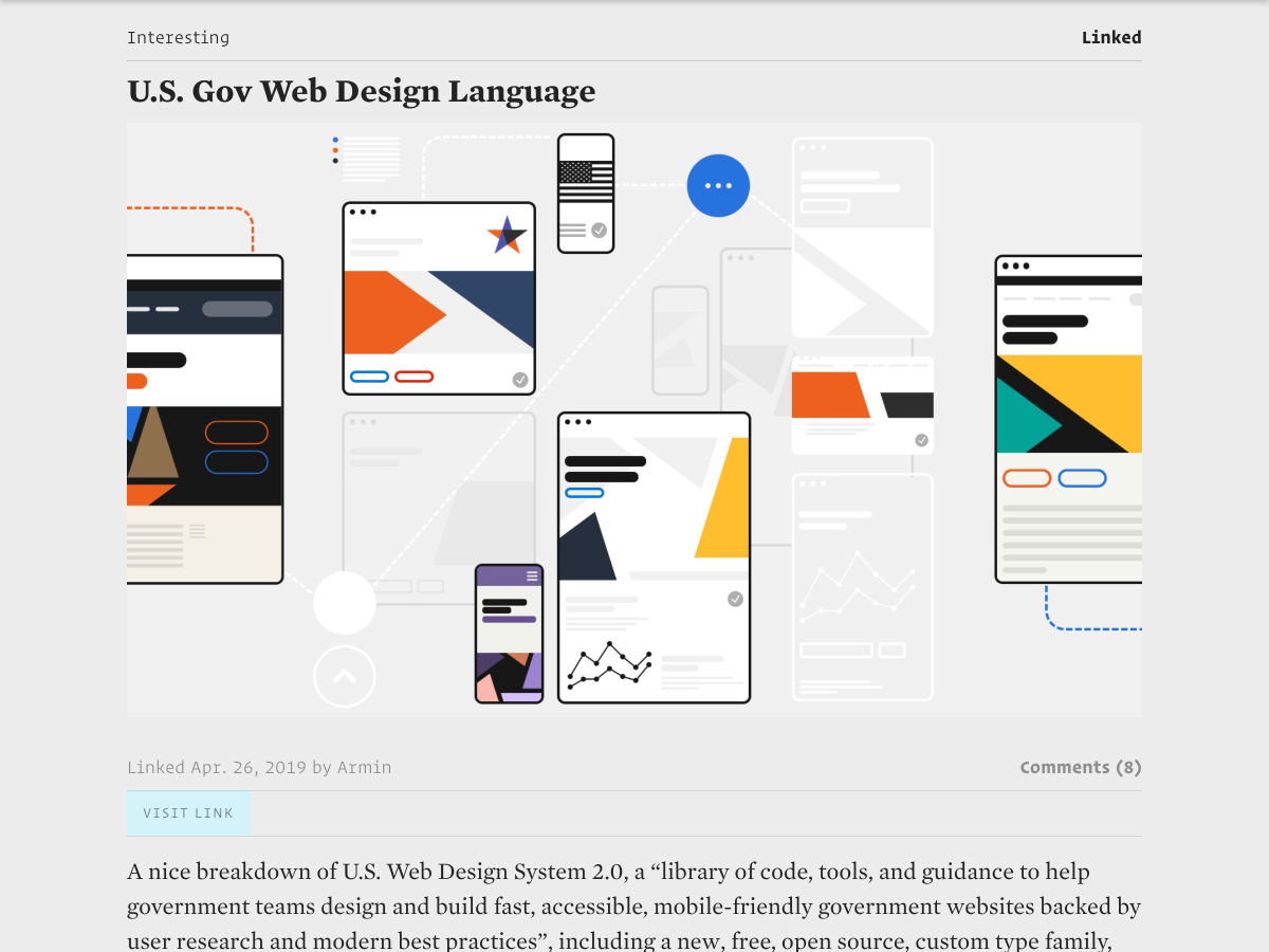 Popular design news of the week: April 29, 2019 - May 5, 2019 usgov