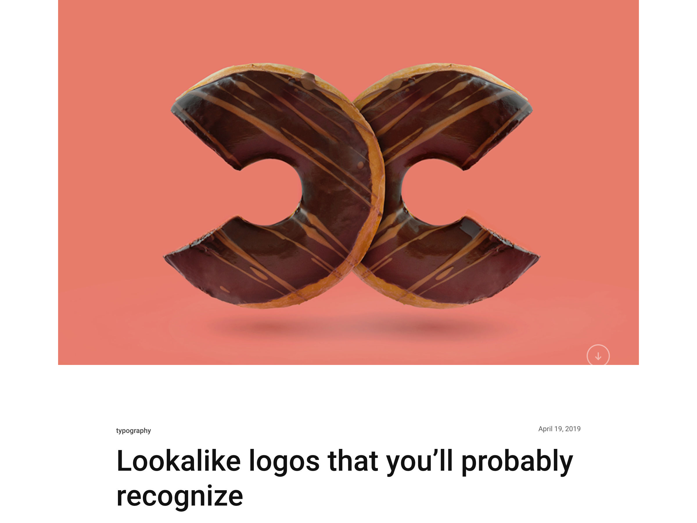 Popular design news of the week: April 29, 2019 - May 5, 2019 lookalike
