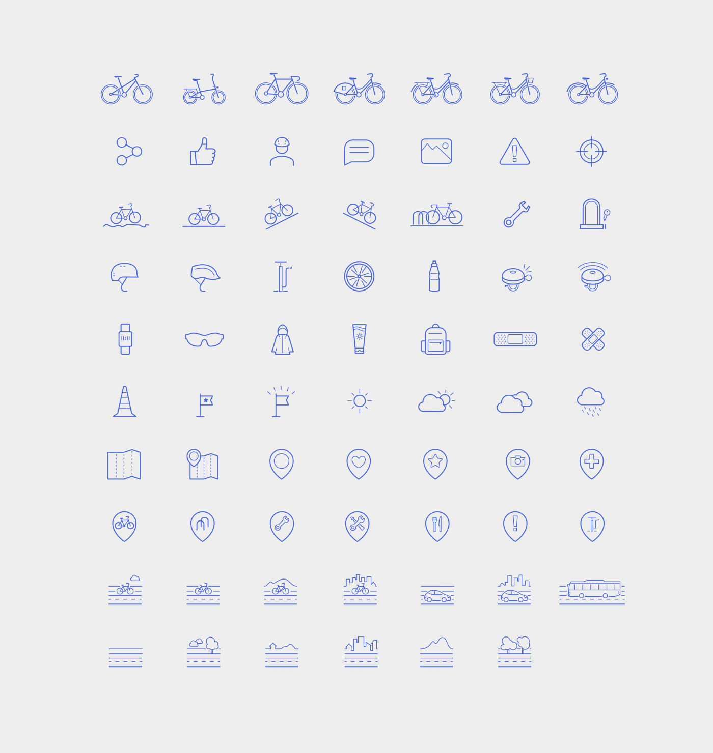Free Download: Bike Icons bike2