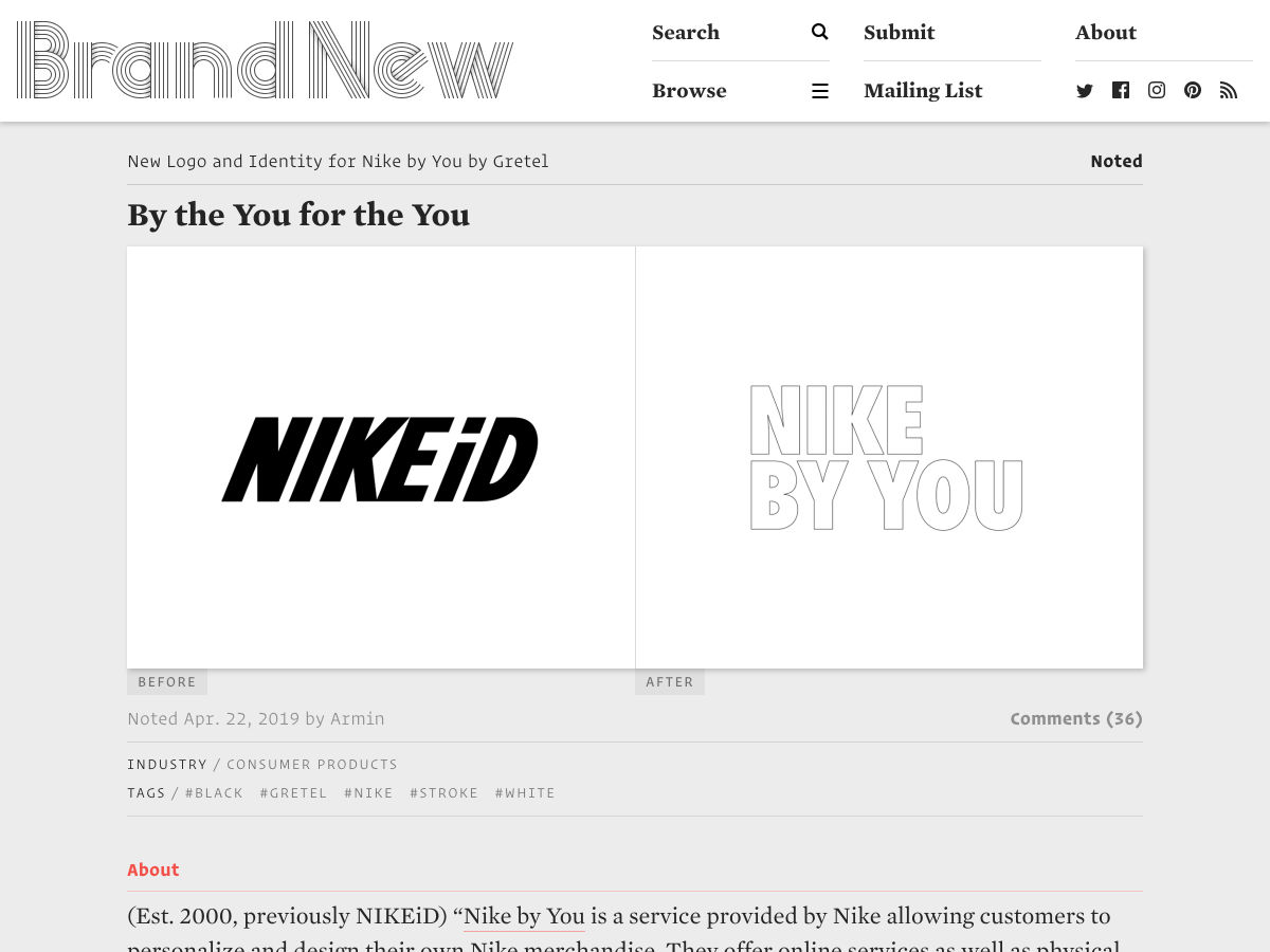 Popular design news of the week: April 22, 2019 - April 28, 2019 nike 2