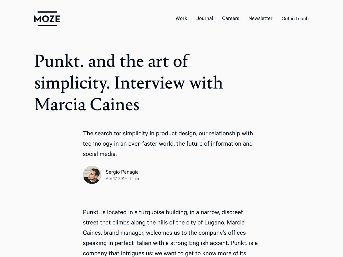 Popular design news of the week: April 22, 2019 - April 28, 2019 simplicity