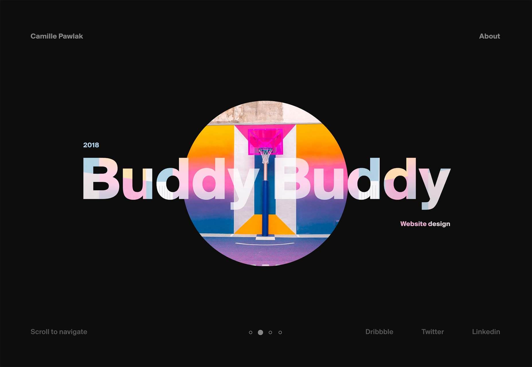 20 Freshest Web Designs, April 2019 13-camille-pawlak
