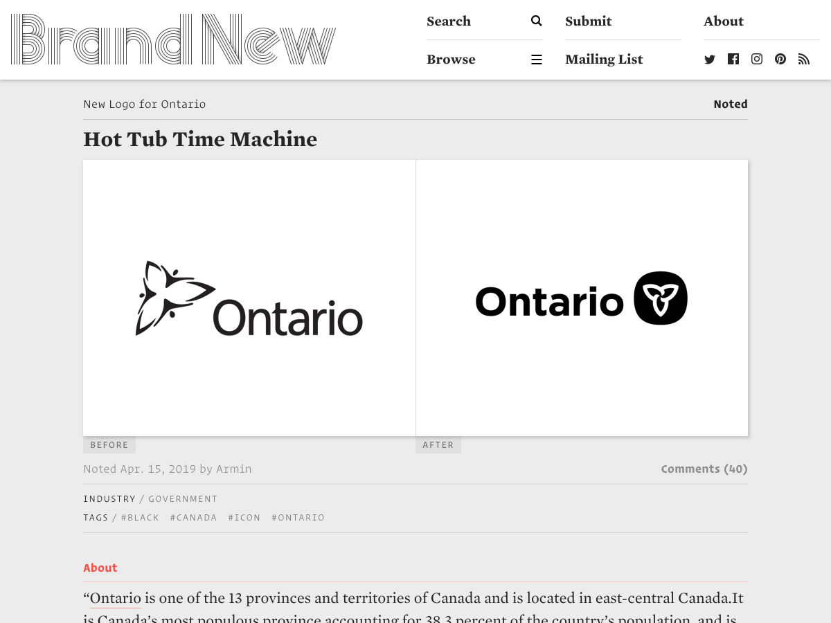 Popular design news of the week: April 15, 2019 - April 21, 2019 ontario