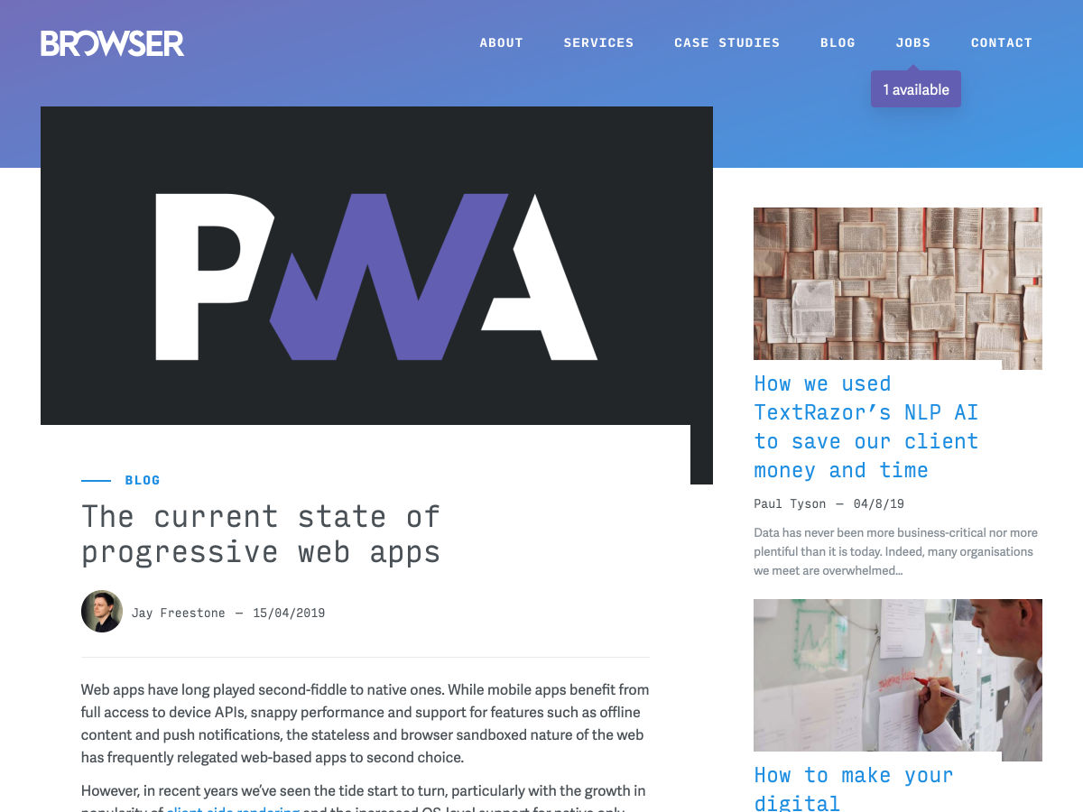Popular design news of the week: April 15, 2019 - April 21, 2019 progressive