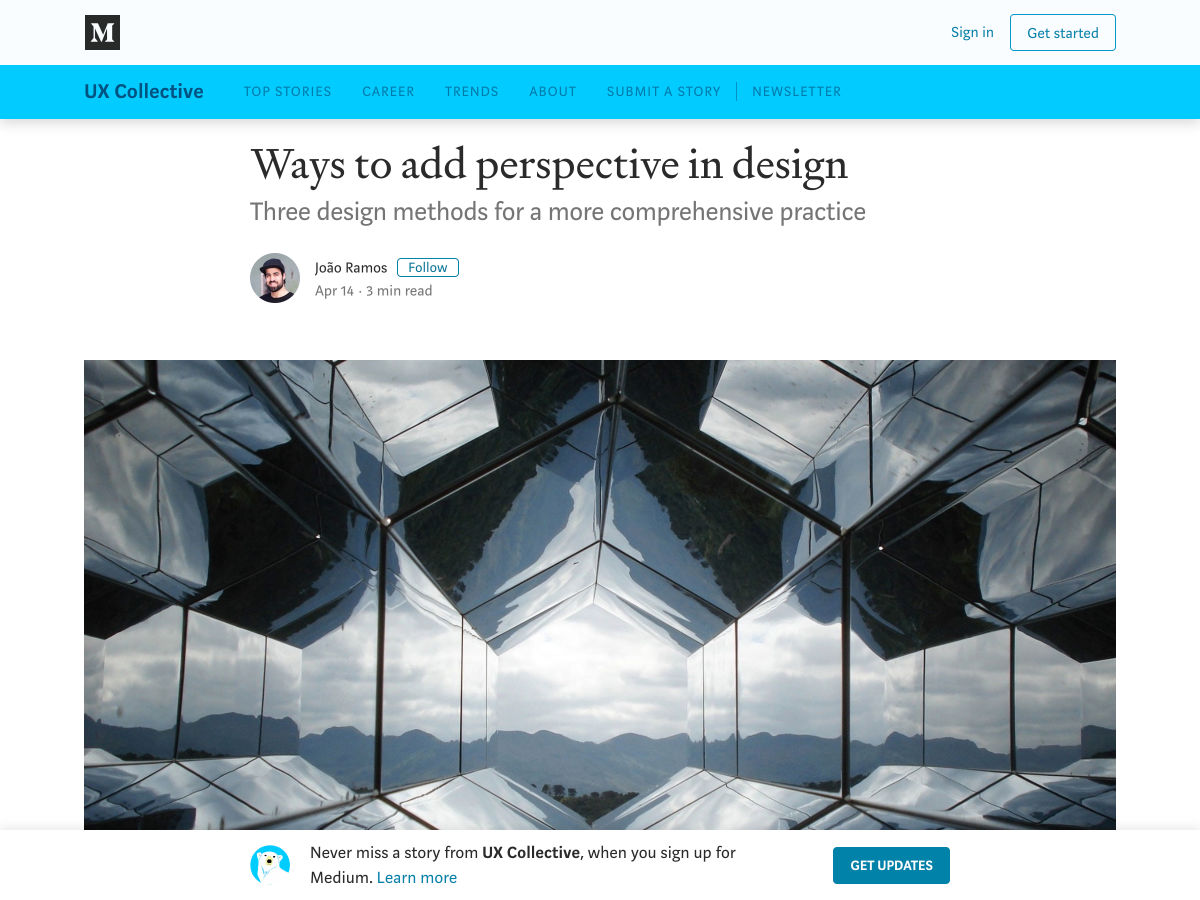 Popular design news of the week: April 15, 2019 - April 21, 2019 perspective