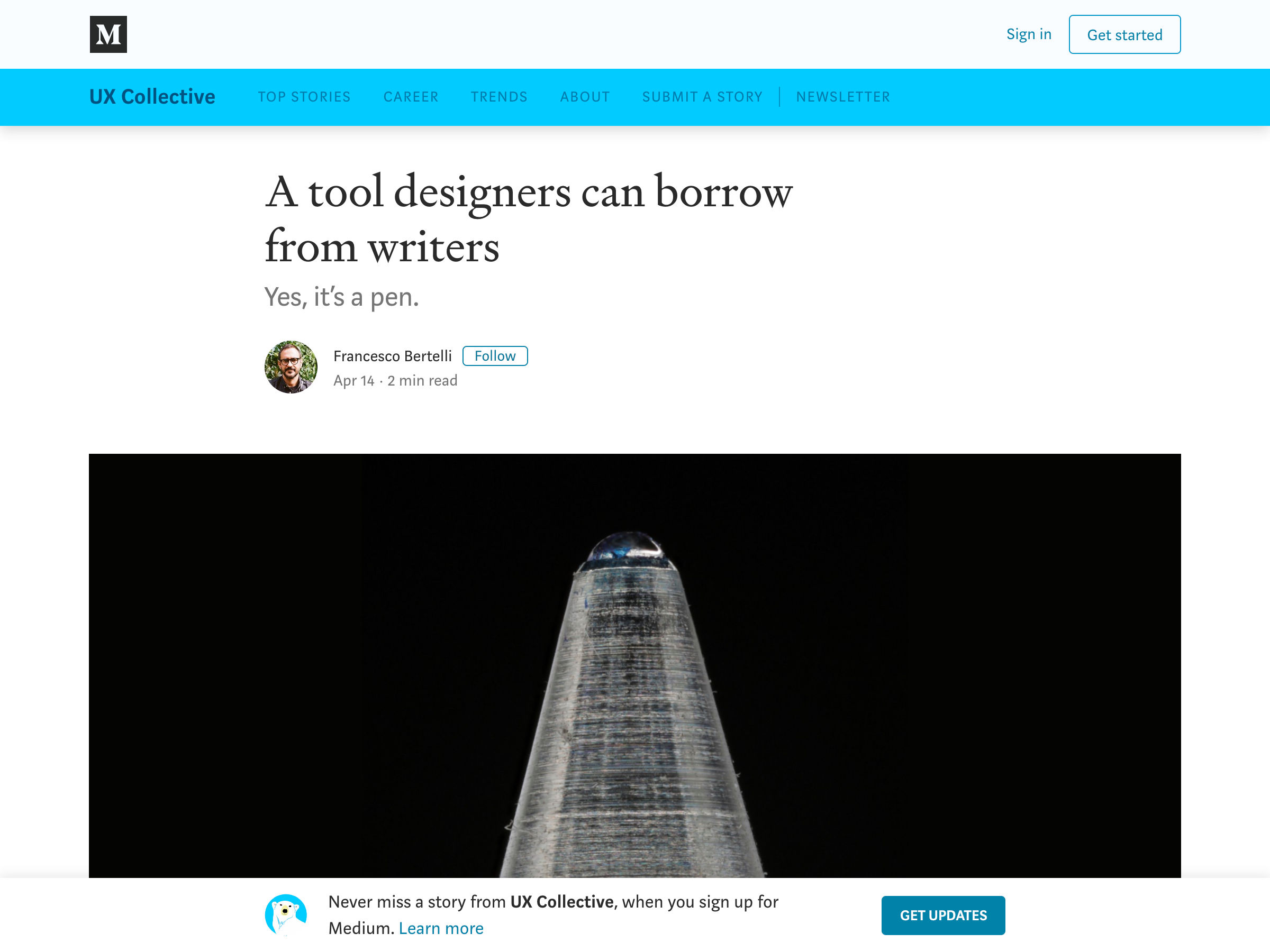 Popular design news of the week: April 15, 2019 - April 21, 2019 writers 1