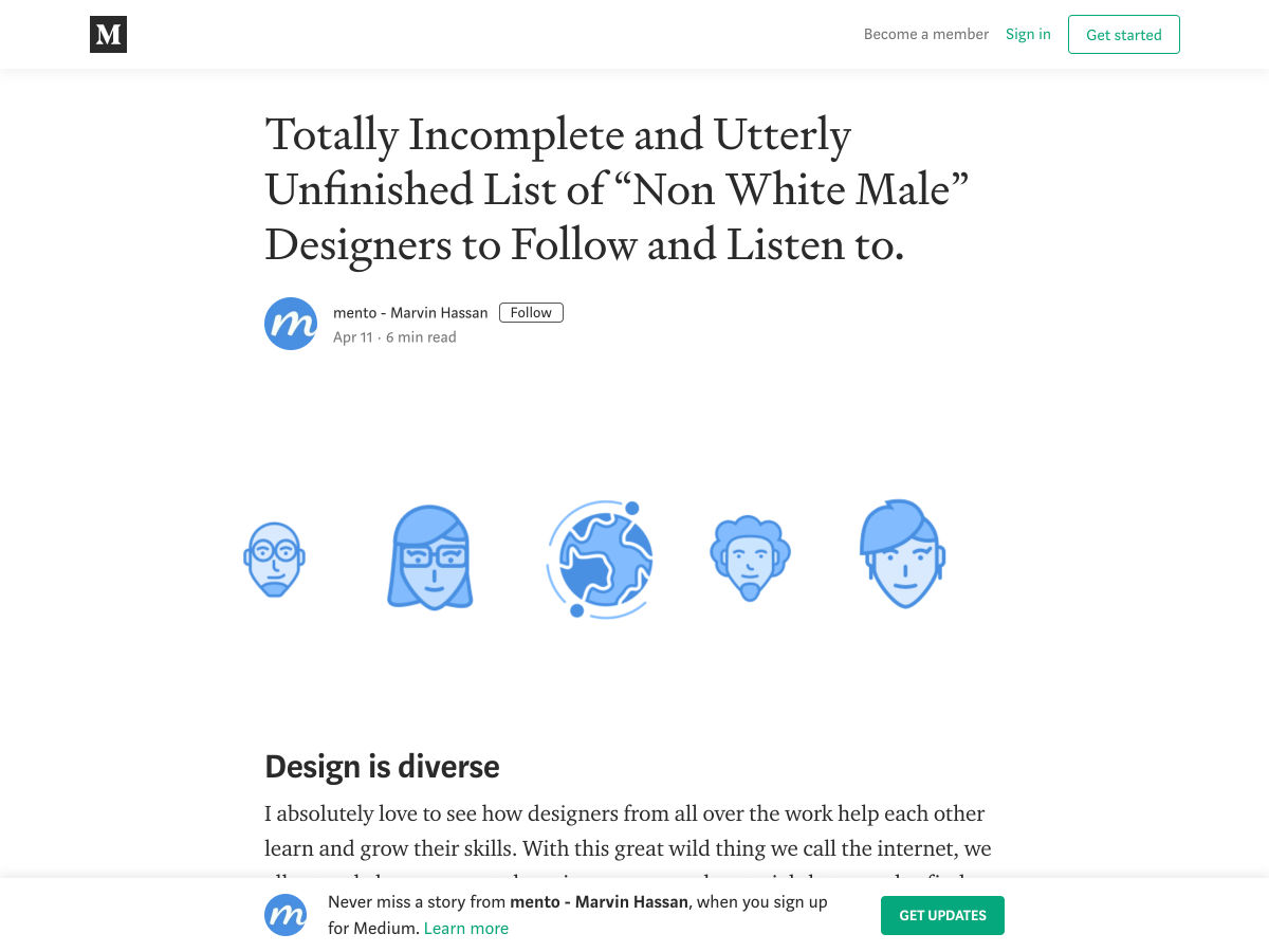 Popular design news of the week: April 15, 2019 - April 21, 2019 nonwhitemales