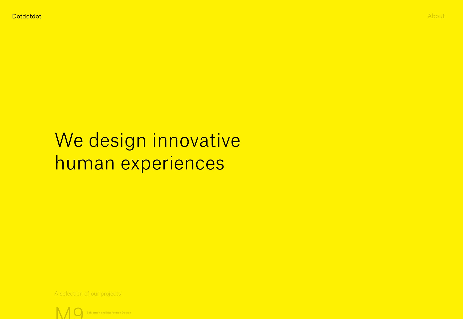 20 Best New Portfolios, April 2019 09-dotdotdot