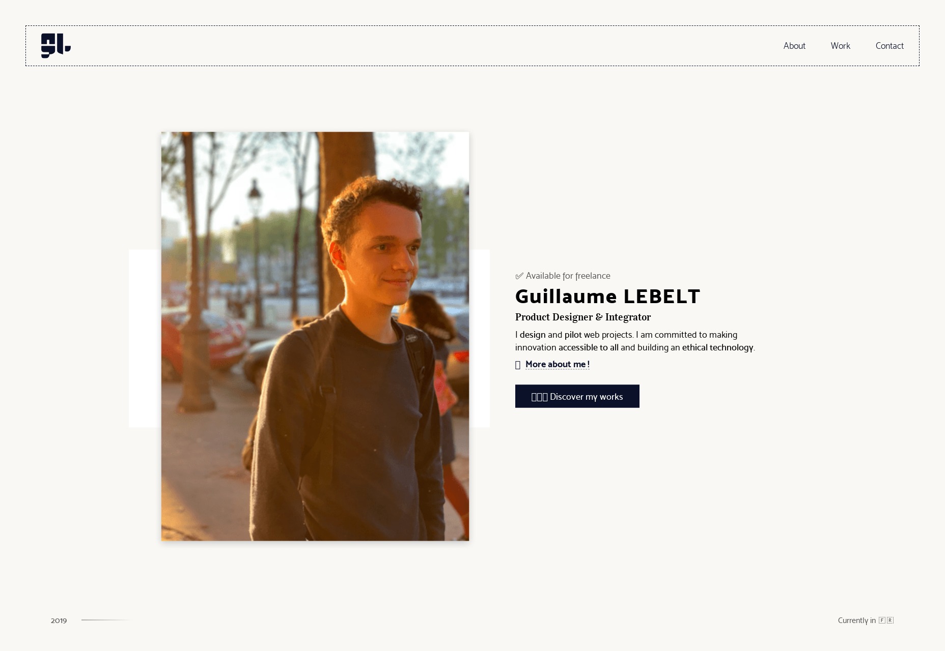 20 Best New Portfolios, April 2019 18-guillame
