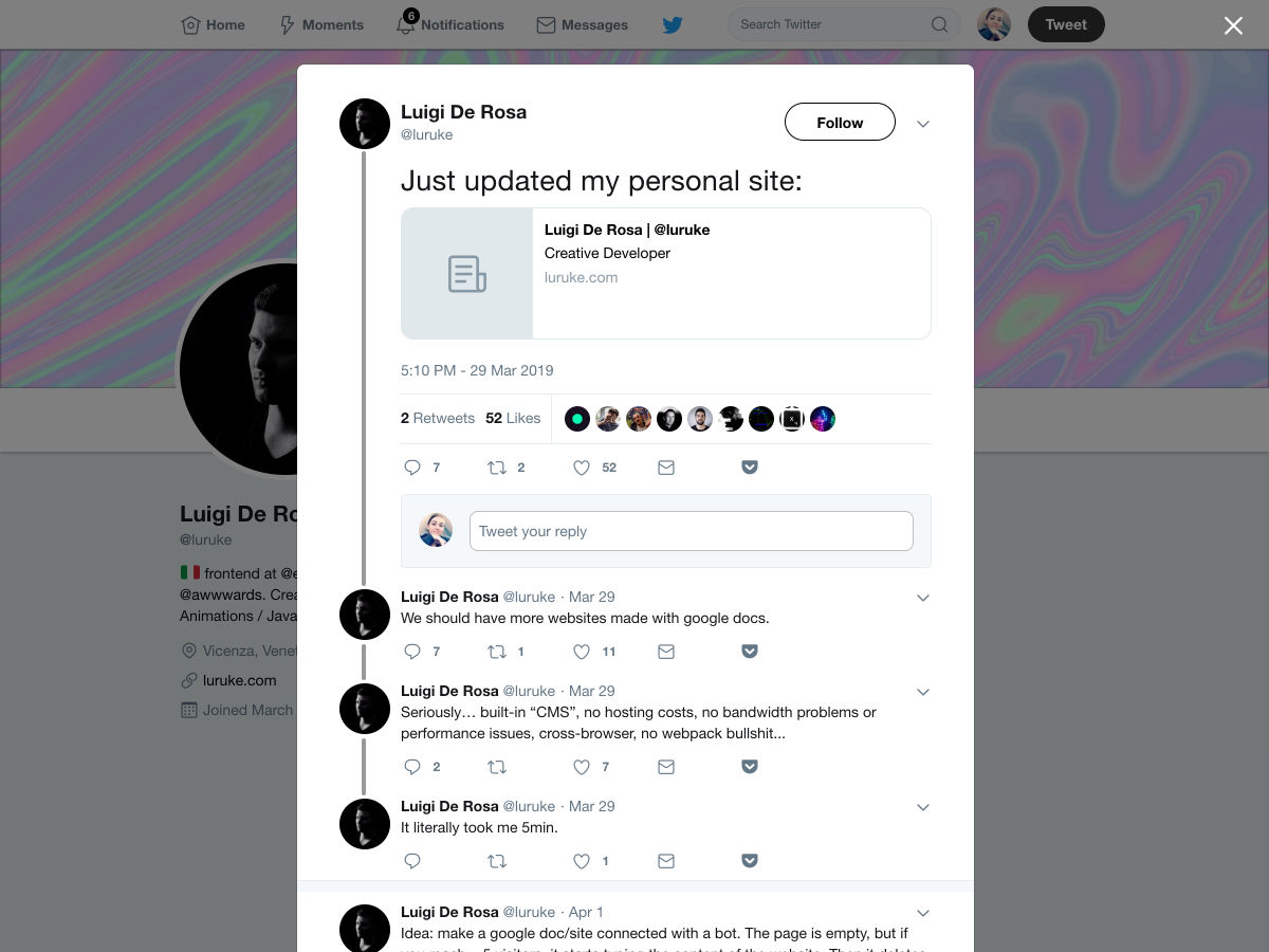 Popular design news of the week: April 1, 2019 - April 7, 2019 googledoc