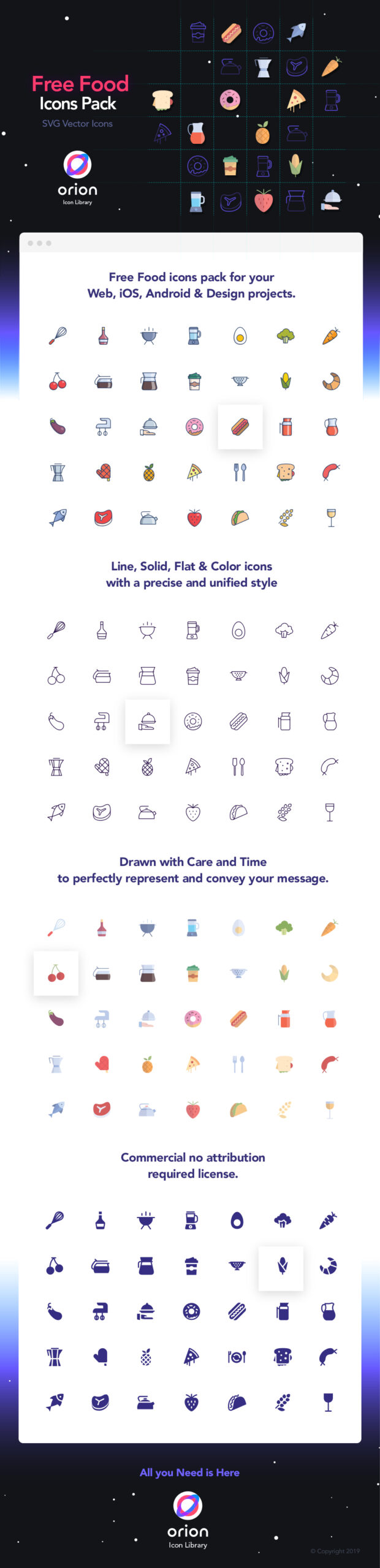 Free Download: Food Icon Pack food2