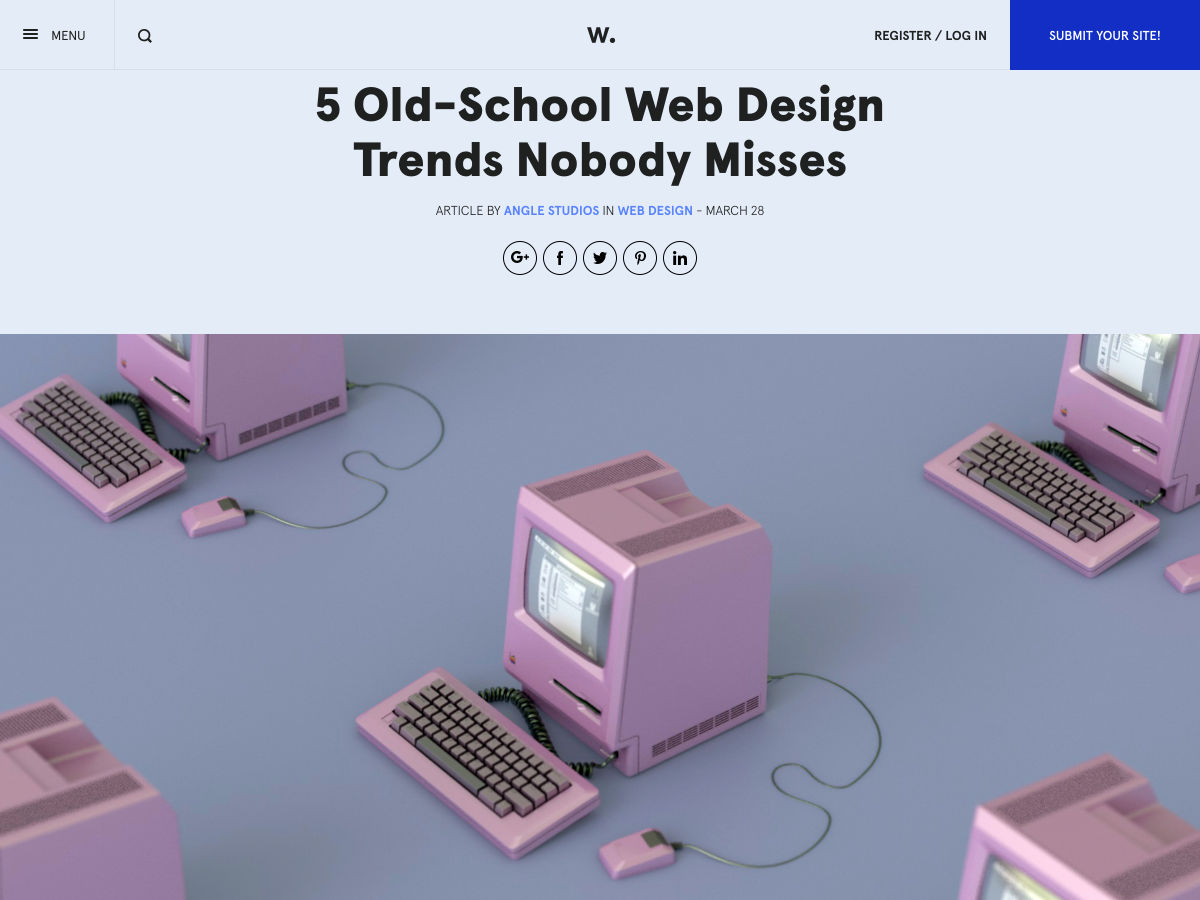 Popular design news of the week: March 25, 2019 - March 31, 2019 oldschool