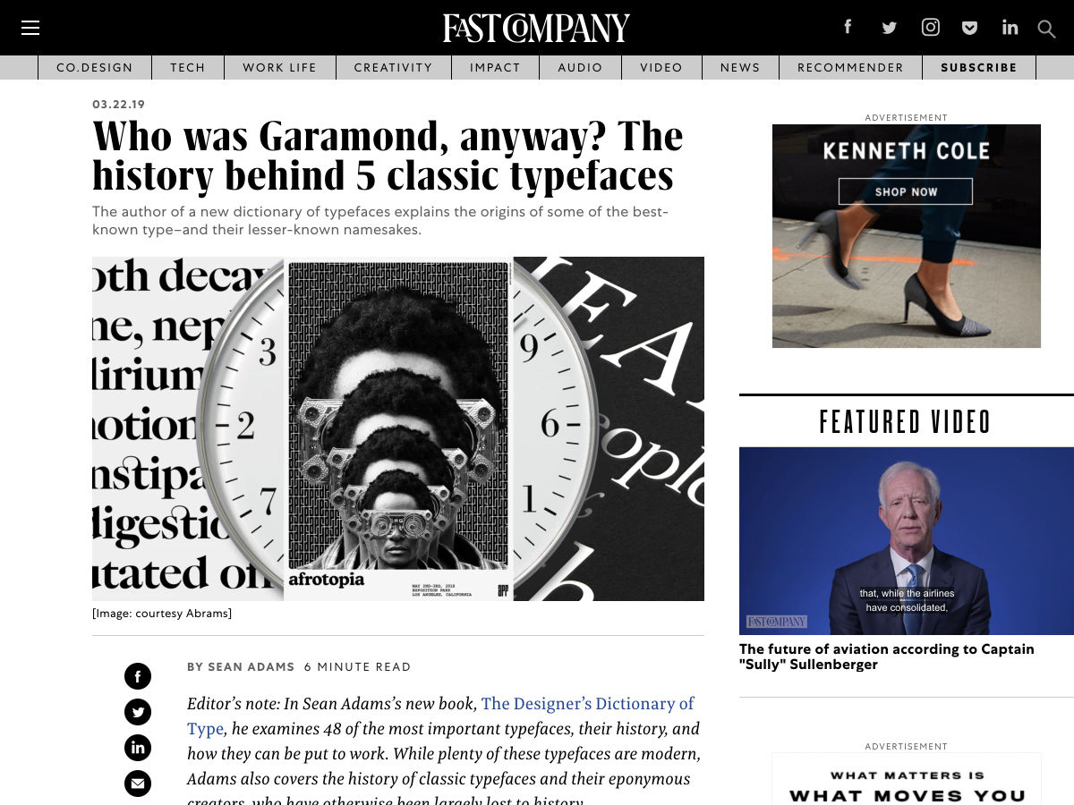 Popular design news of the week: March 18, 2019 - March 24, 2019 garamond