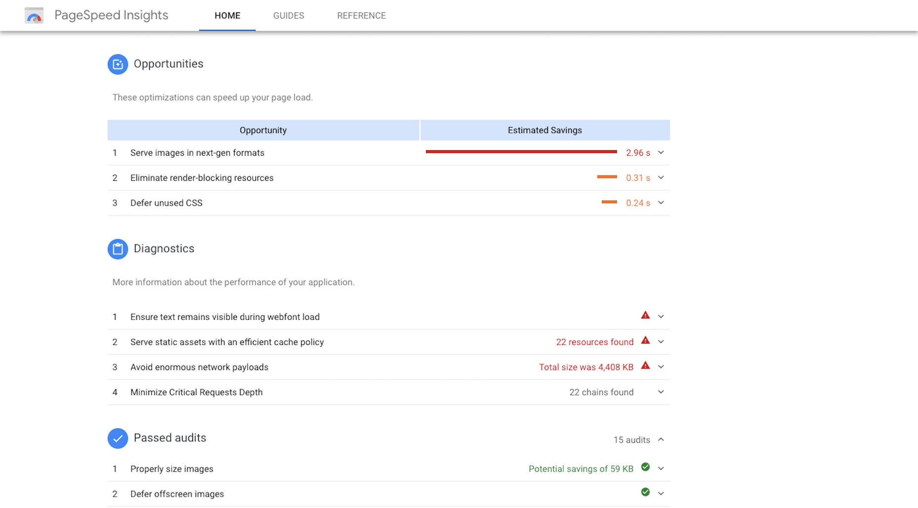 7 Spring Cleaning Essentials for Web Designers Site-Speed-Test
