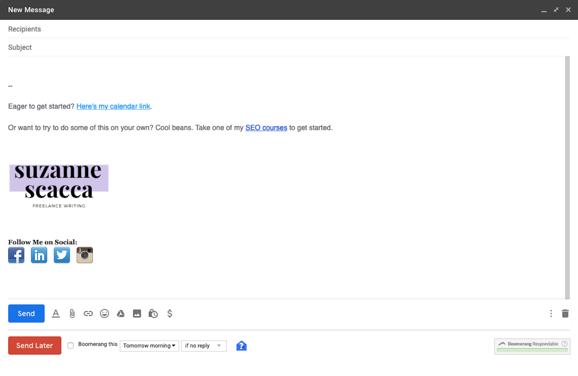 7 Spring Cleaning Essentials for Web Designers Email-Signature