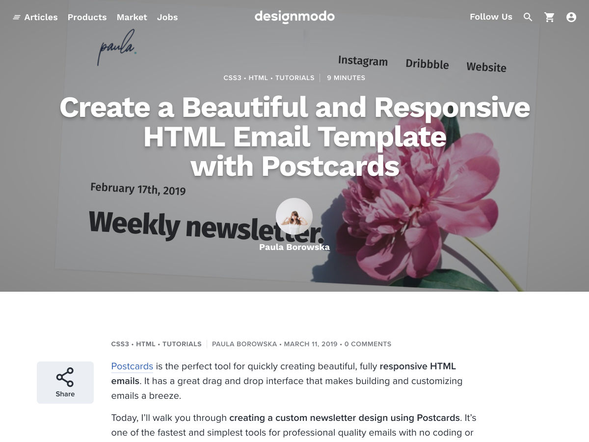 Popular design news of the week: March 11, 2019 - March 17, 2019 emailtemplate