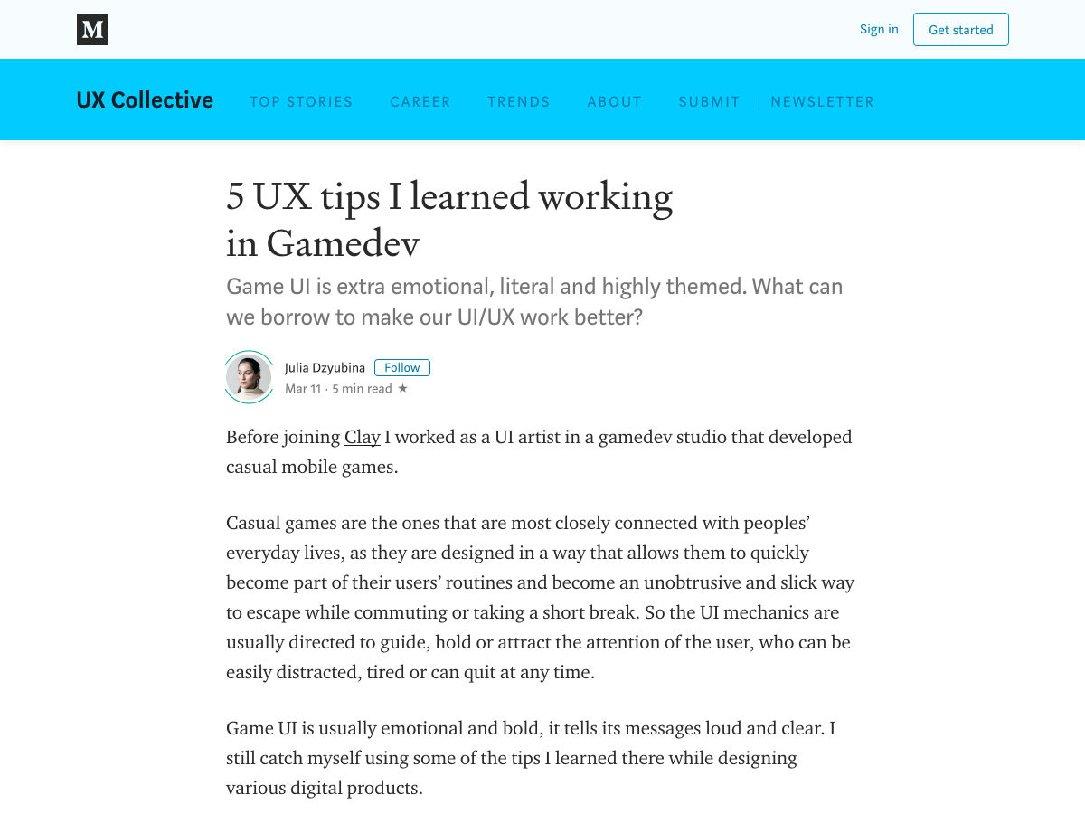 Popular design news of the week: March 11, 2019 - March 17, 2019 gamedev