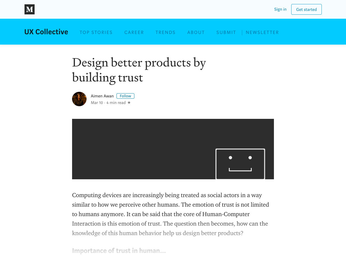 Popular design news of the week: March 11, 2019 - March 17, 2019 trust 1
