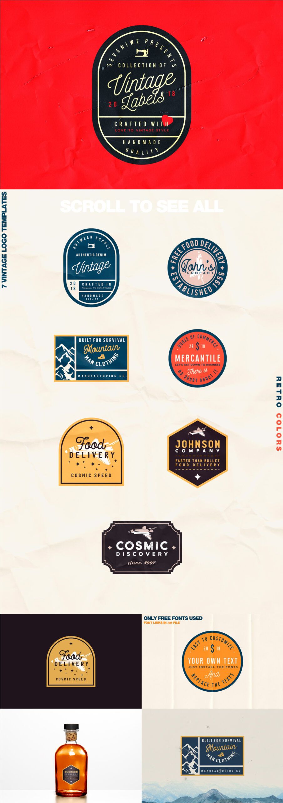Free Download: Vintage Labels Kit 509fce71998299.5bd882a94916f