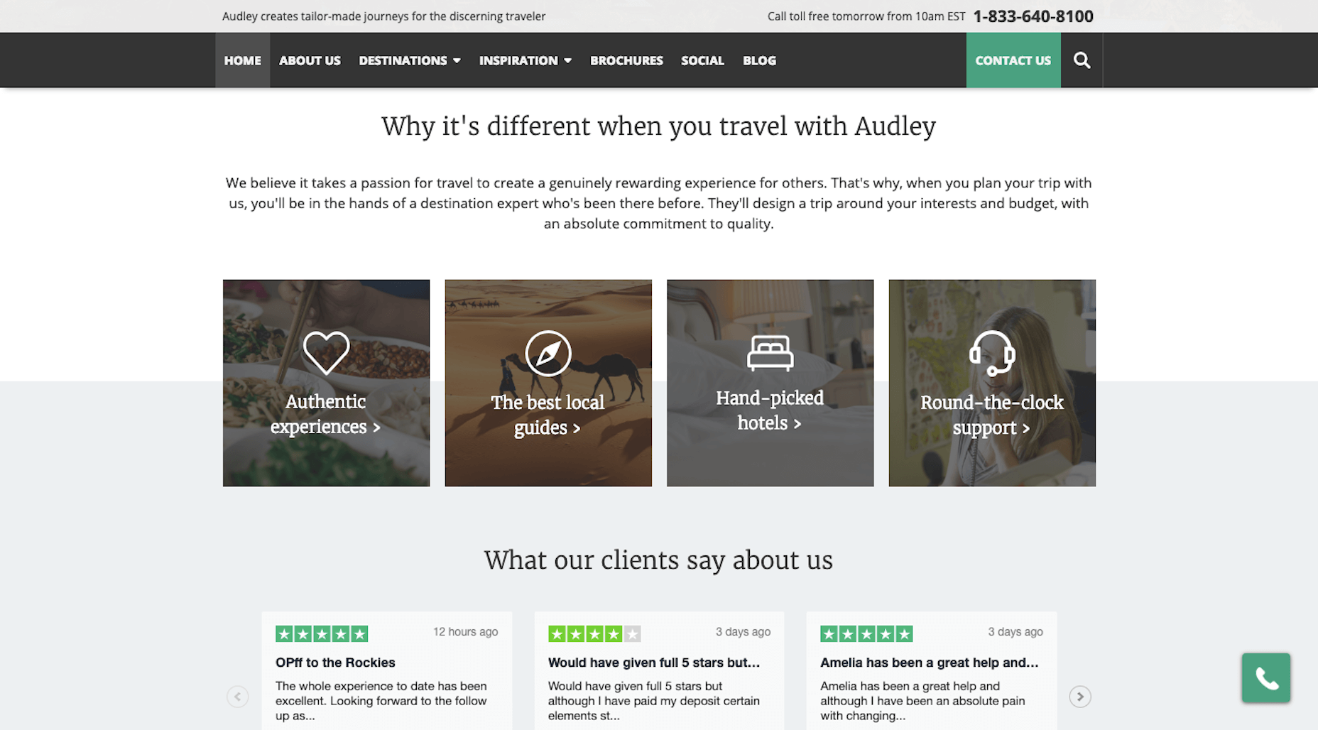 Enhancing Website Design with UX Writing Audley Travel