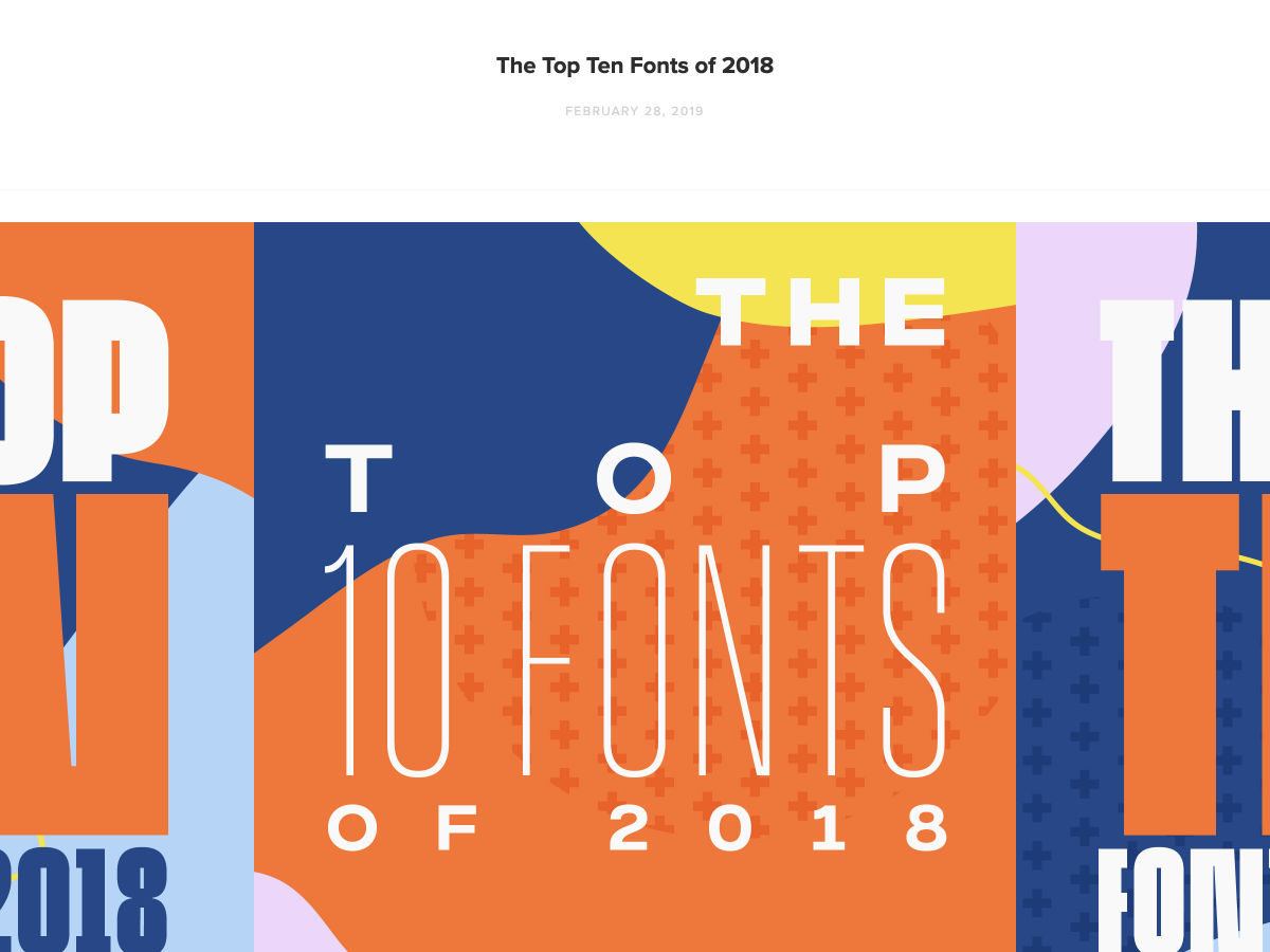 Popular design news of the week: March 4, 2019 - March 10, 2019 tenfonts