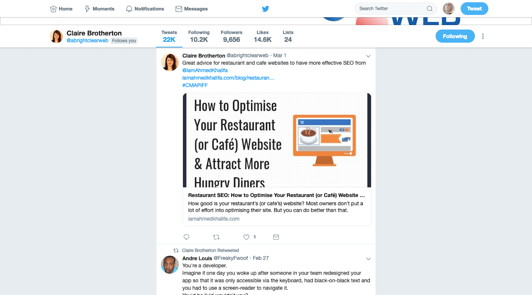 Is Social Media Hurting Your Web Design Business? Claire Brotherton