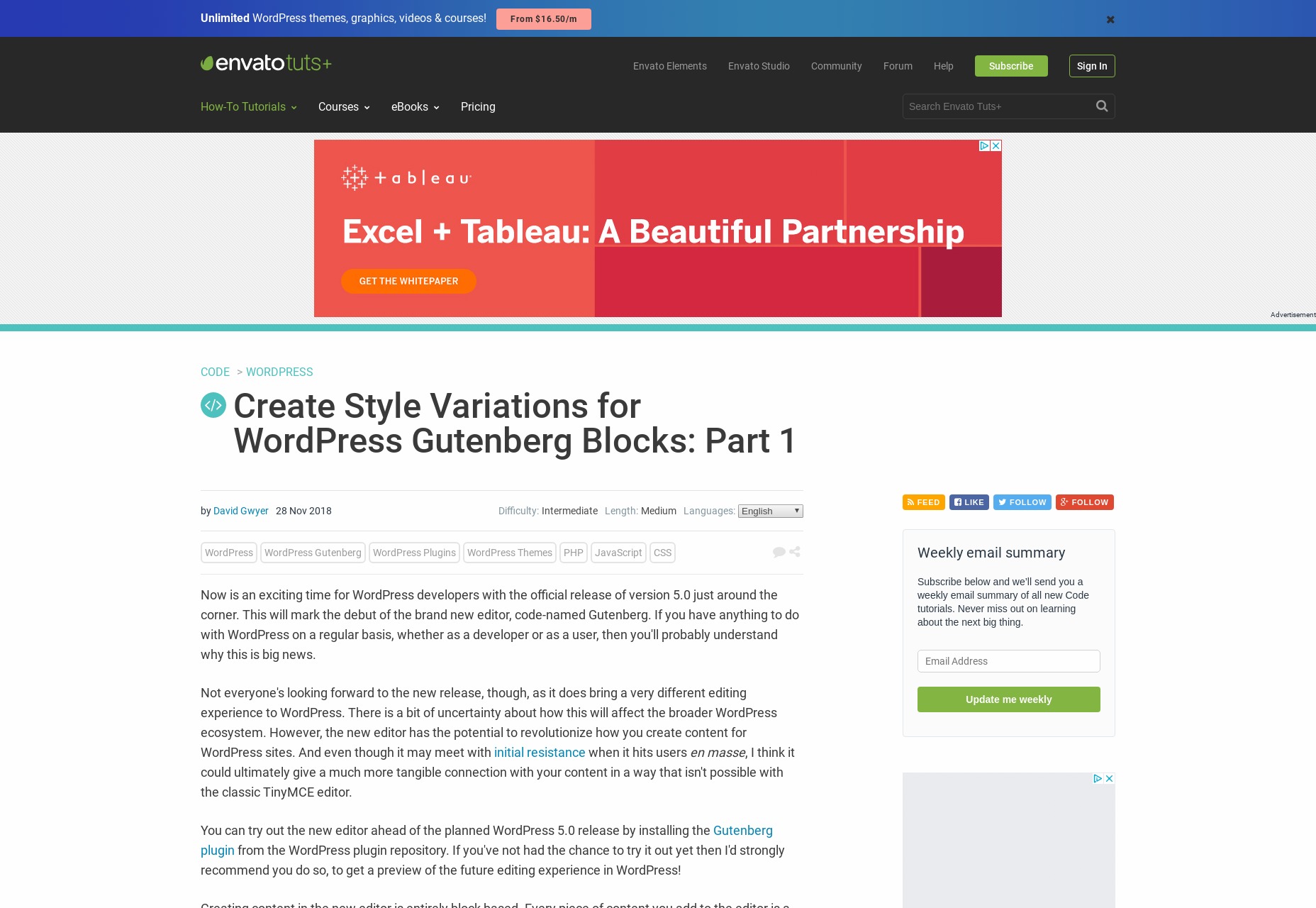 17 Plugins, Tutorials, and Resources for Gutenberg 10-createstyle