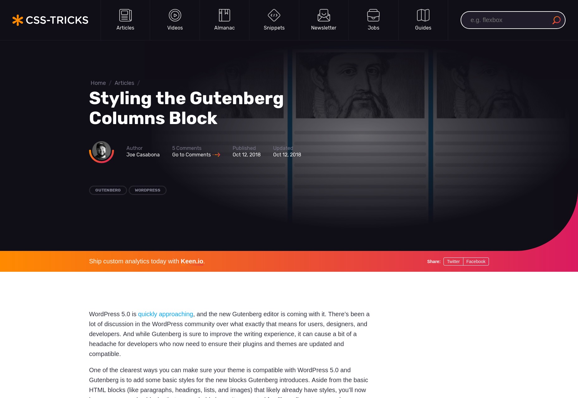 17 Plugins, Tutorials, and Resources for Gutenberg 14-styling