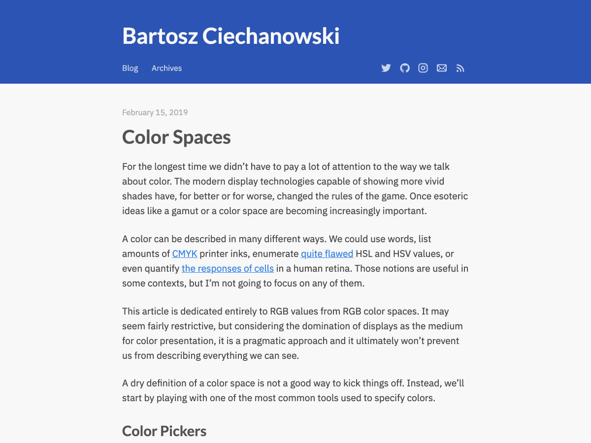 Popular design news of the week: February 25, 2019 - March 3, 2019 colorspaces