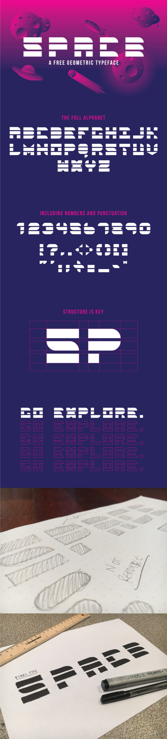 Free Download: Space Font space2