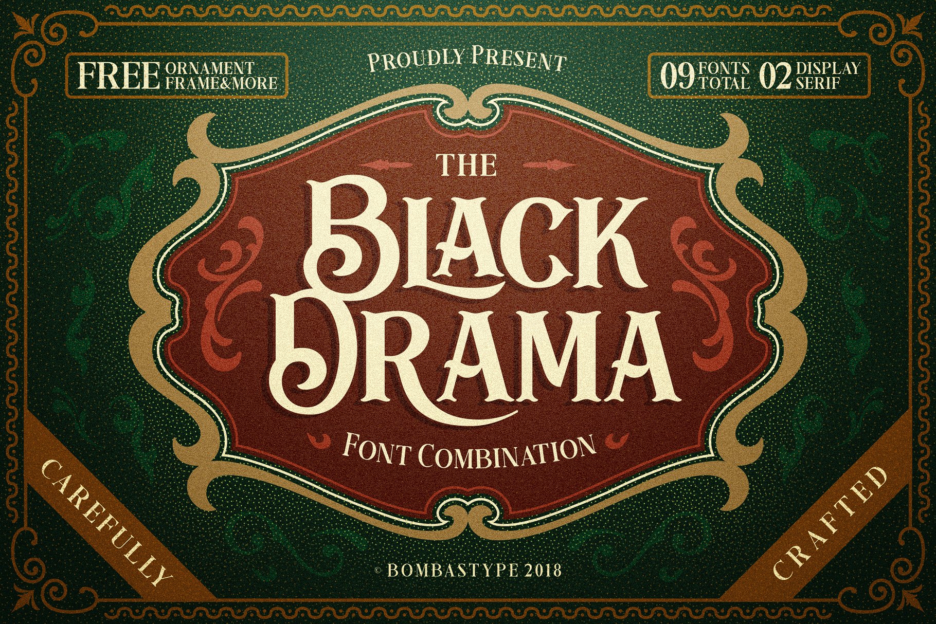 Free Download: Black Drama Font 01