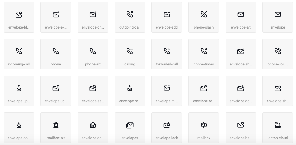 Free Download: Unicons Collection of 1000+ Vector Icons 1