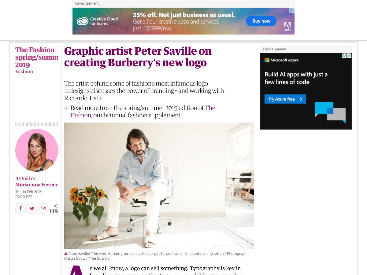 Popular design news of the week: February 11, 2019 - February 17, 2019 burberry 1