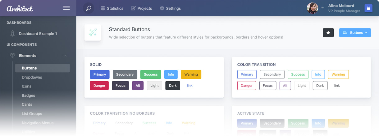 Free Download: ArchitectUI HTML Dashboard architectui-html-free-screenshot-2