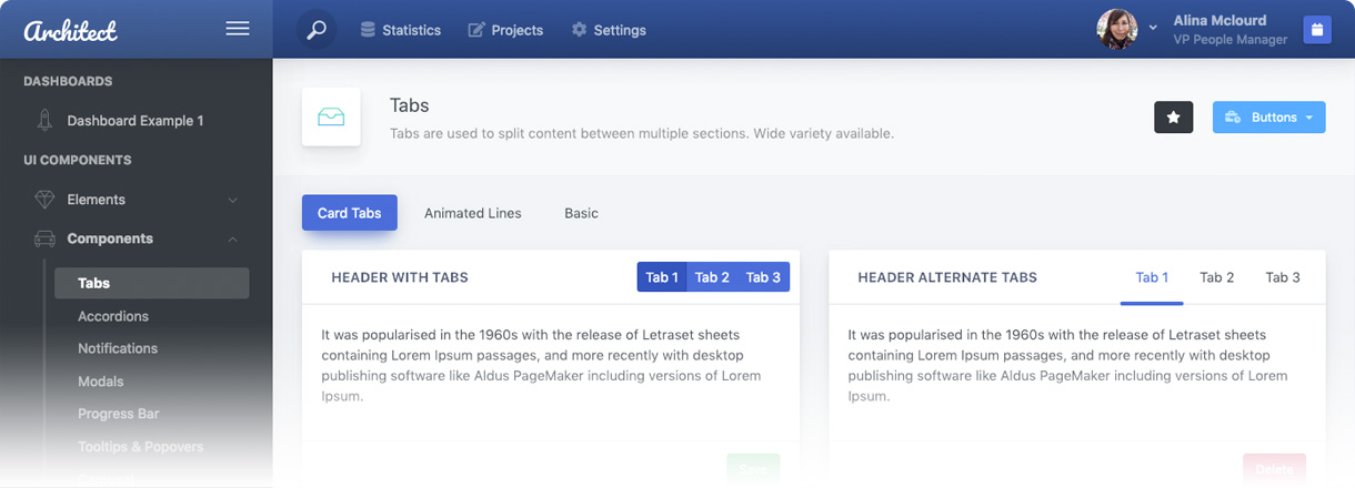 Free Download: ArchitectUI HTML Dashboard architectui-html-free-screenshot-3