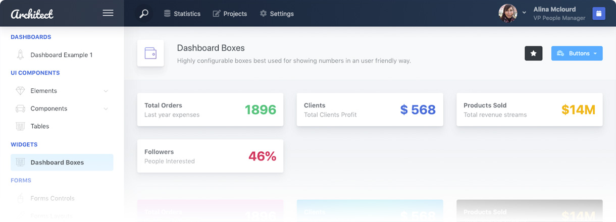 Free Download: ArchitectUI HTML Dashboard architectui-html-free-screenshot-5