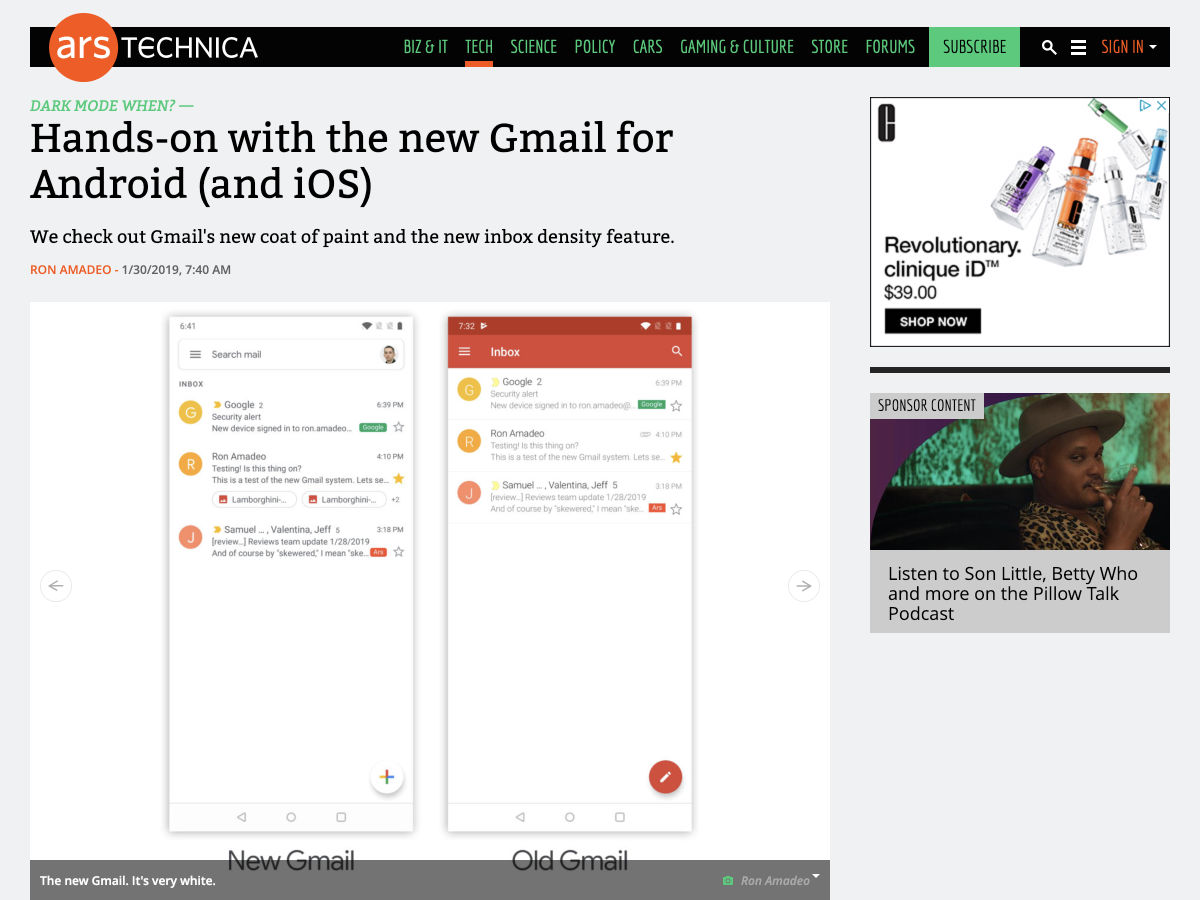 Popular design news of the week: February 4, 2019 - February 10, 2019 gmail 4