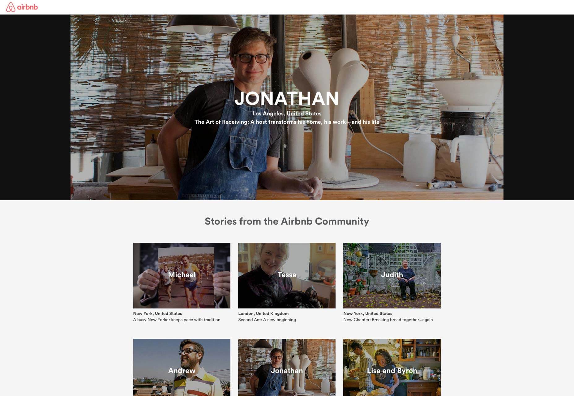 Telling Tales: How Storytelling Can Elevate Your Website airbnb